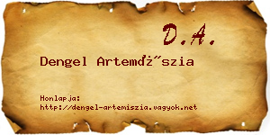 Dengel Artemíszia névjegykártya